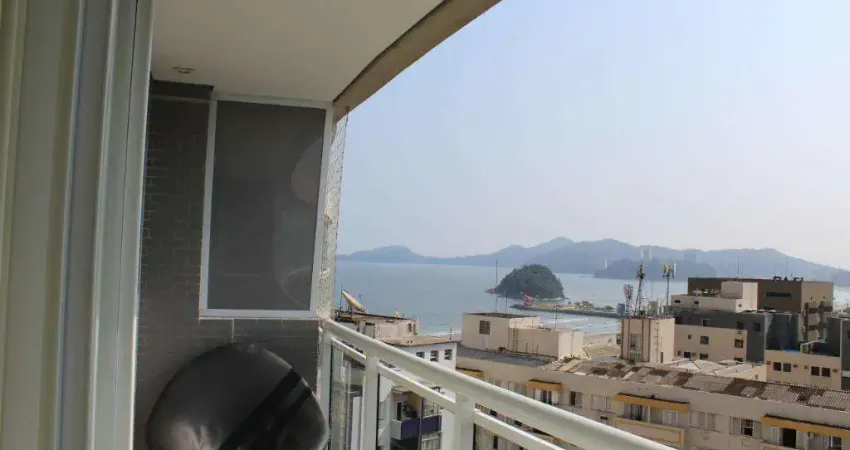 Maravilhoso apto 1 quarto, Gonzaga-Santos, vista mar