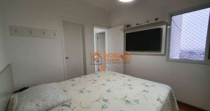 Apartamento com 3 dormitórios à venda, 80 m² por R$ 600.000,00 - Jardim Las Vegas - Guarulhos/SP