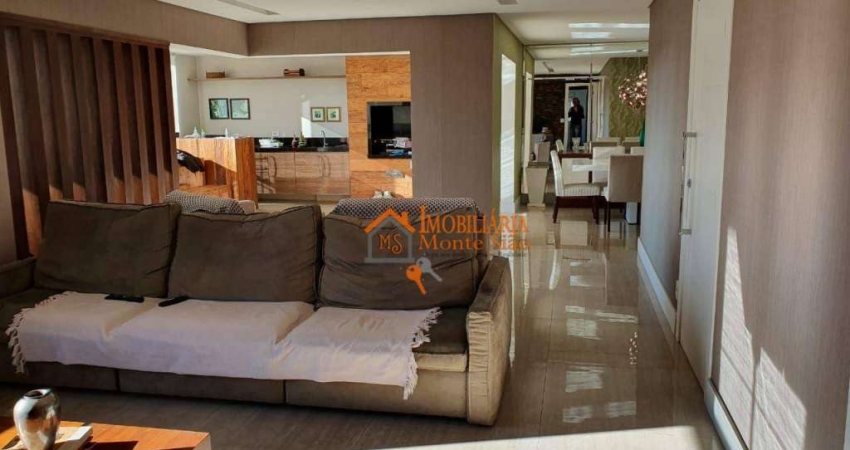 Apartamento com 3 dormitórios à venda, 182 m² por R$ 2.100.000,00 - Vila Rosália - Guarulhos/SP