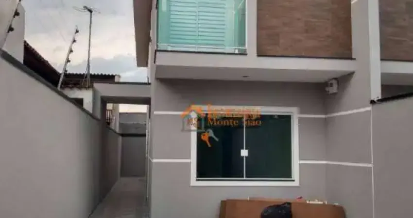 Sobrado com 3 dormitórios à venda, 110 m² por R$ 693.000,00 - Jardim Santa Cecília - Guarulhos/SP