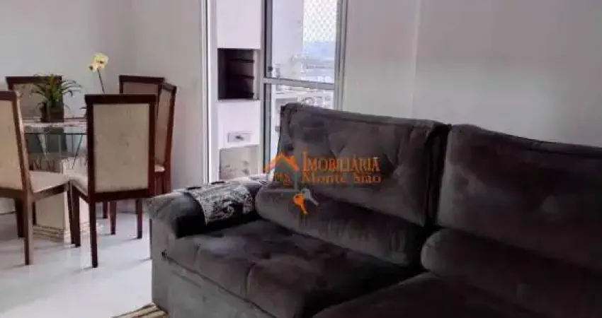 Apartamento com 3 dormitórios à venda, 65 m² por R$ 498.000,00 - Vila das Bandeiras - Guarulhos/SP