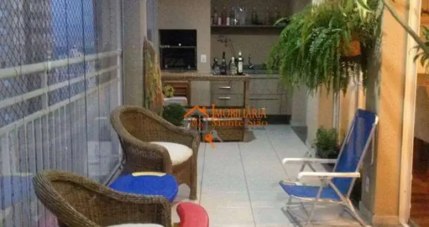 Apartamento com 3 dormitórios à venda, 134 m² por R$ 1.597.000,00 - Vila Augusta - Guarulhos/SP