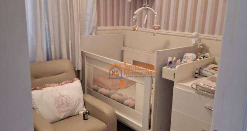 Apartamento com 3 dormitórios à venda, 65 m² por R$ 426.000,00 - Ponte Grande - Guarulhos/SP