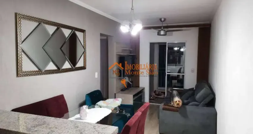 Apartamento com 2 dormitórios à venda, 55 m² por R$ 426.000,00 - Centro - Guarulhos/SP