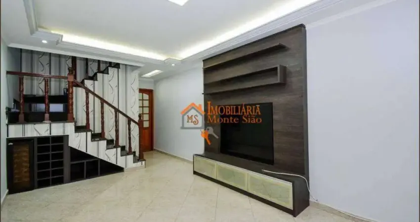 Sobrado com 3 dormitórios à venda, 136 m² por R$ 680.000,00 - Parque Continental I - Guarulhos/SP
