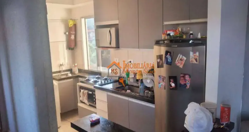 Apartamento com 2 dormitórios à venda, 43 m² por R$ 195.000,00 - Vila Nova Bonsucesso - Guarulhos/SP