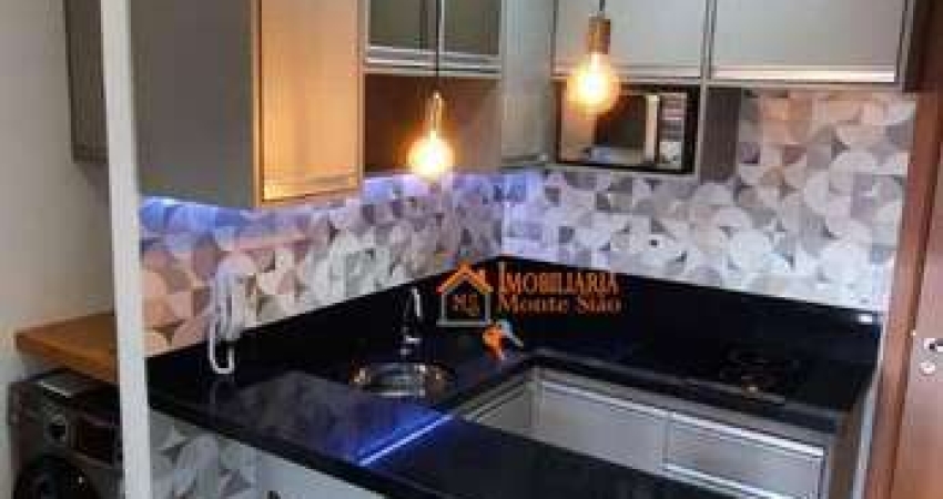 Studio com 1 dormitório para alugar, 37 m² por R$ 3.239,57/mês - Centro - Guarulhos/SP