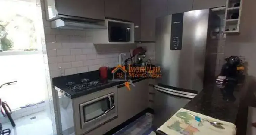 Apartamento com 2 dormitórios à venda, 46 m² por r$ 220.000,00 - cidade soberana - guarulhos/sp