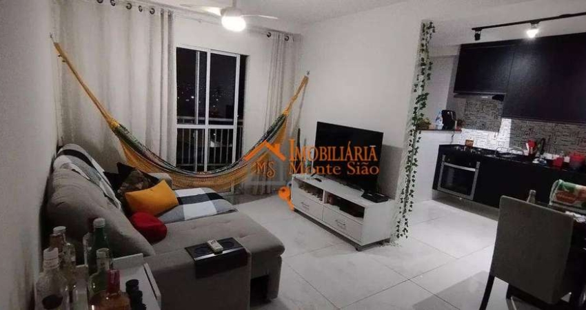 Apartamento com 2 dormitórios à venda, 59 m² por R$ 335.000,00 - Ponte Grande - Guarulhos/SP
