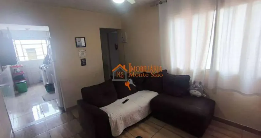 Apartamento com 2 dormitórios à venda, 46 m² por R$ 212.000,00 - Taboão - Guarulhos/SP