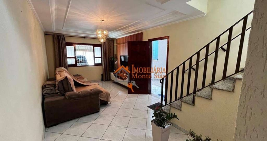 Sobrado com 3 dormitórios à venda, 134 m² por R$ 710.000,00 - Gopoúva - Guarulhos/SP