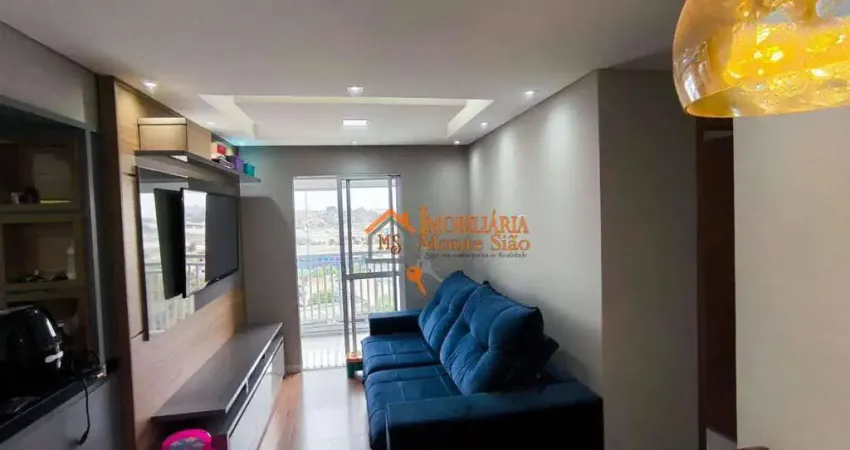 Apartamento com 2 dormitórios à venda, 57 m² por R$ 390.000,00 - Jardim do Triunfo - Guarulhos/SP