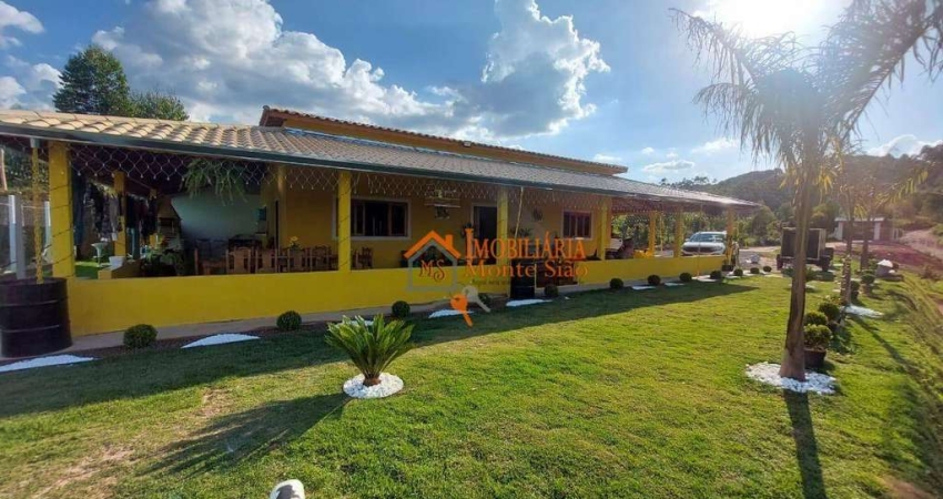 Chácara com 2 dormitórios à venda, 2000 m² por R$ 750.000,00 - Pouso Alegre - Santa Isabel/SP
