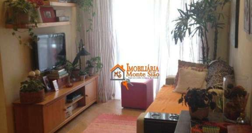 Apartamento com 2 dormitórios à venda, 62 m² por R$ 345.000,00 - Jardim Testae - Guarulhos/SP