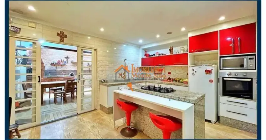 Sobrado com 3 dormitórios à venda, 96 m² por R$ 585.000,00 - Jardim Cocaia - Guarulhos/SP