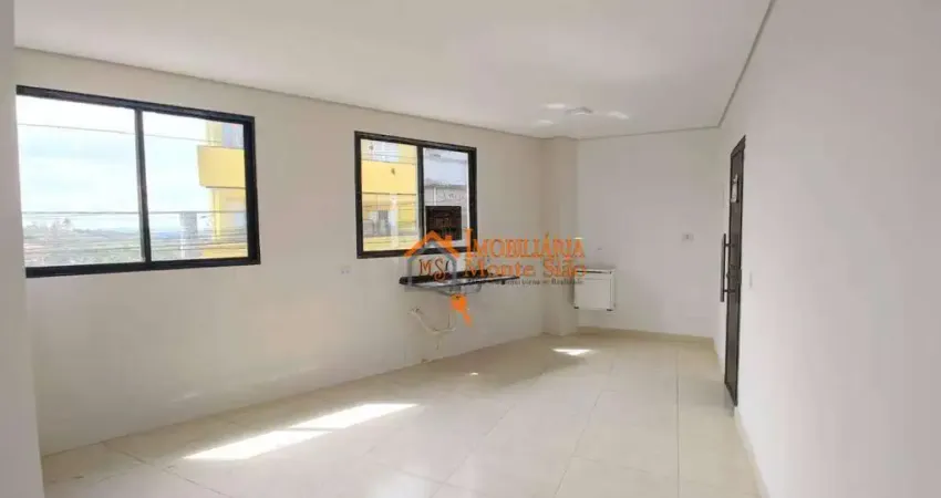 Kitnet com 1 dormitório para alugar, 35 m² por r$ 700,00/mês - parque primavera - guarulhos/sp