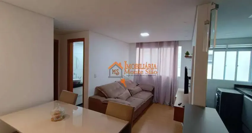 Apartamento com 2 dormitórios à venda, 40 m² - jardim rosa de franca - guarulhos/sp