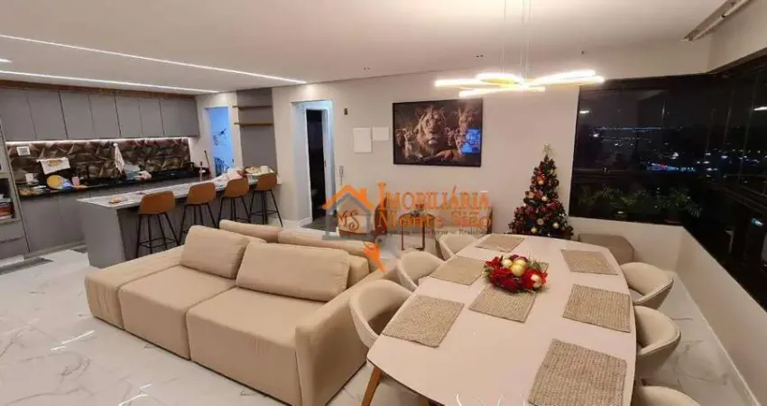 Apartamento com 2 dormitórios à venda, 89 m² por R$ 1.060.000,00 - Vila Augusta - Guarulhos/SP
