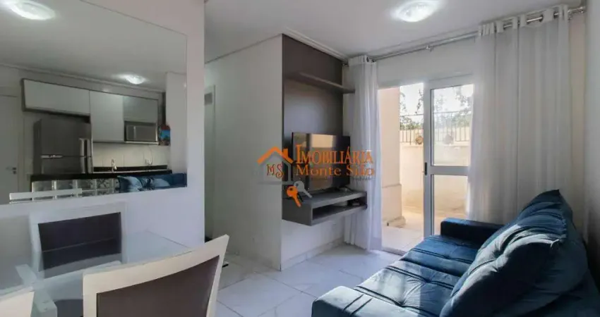 Apartamento Garden com 3 dormitórios à venda, 69 m² por R$ 345.000,00 - Jardim Las Vegas - Guarulhos/SP