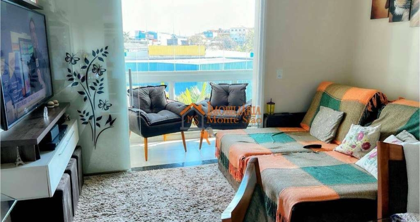 Apartamento com 3 dormitórios à venda, 70 m² por R$ 384.000,00 - Jardim Cumbica - Guarulhos/SP