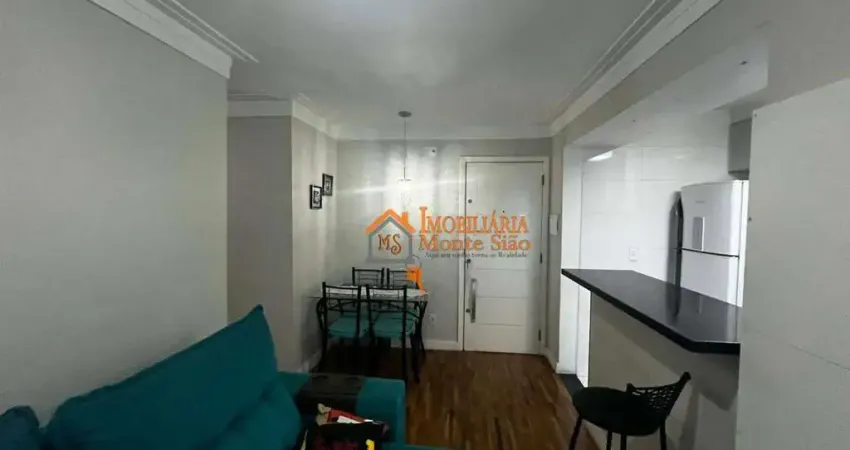 Apartamento com 2 dormitórios à venda, 43 m² por r$ 300.000,00 - centro - guarulhos/sp