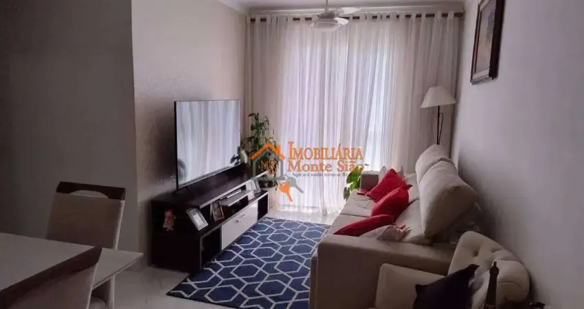 Apartamento com 2 dormitórios à venda, 59 m² por R$ 307.000,00 - Vila Galvão - Guarulhos/SP