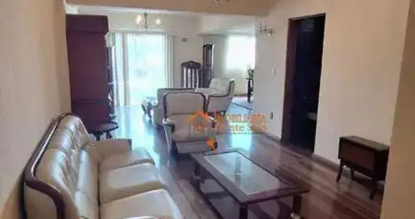 Apartamento com 3 dormitórios para alugar, 200 m² por R$ 4.500,00/mês - Gopoúva - Guarulhos/SP