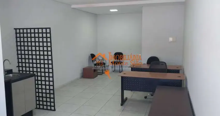 Sala para alugar, 32 m² por R$ 1.565,00/mês - Vila Galvão - Guarulhos/SP