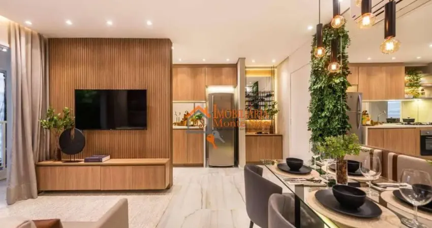 Apartamento com 2 dormitórios à venda, 47 m² por R$ 396.800,00 - Vila das Bandeiras - Guarulhos/SP