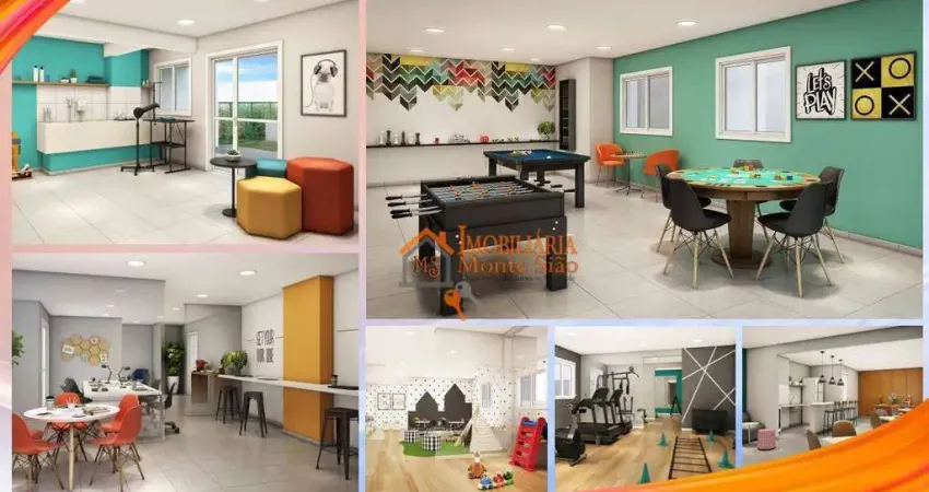 Apartamento com 2 dormitórios à venda, 55 m² por R$ 475.300,00 - Vila das Bandeiras - Guarulhos/SP