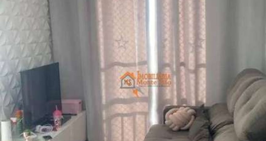 Apartamento com 2 dormitórios à venda, 47 m² por R$ 220.000,00 - Jardim Guilhermino - Guarulhos/SP