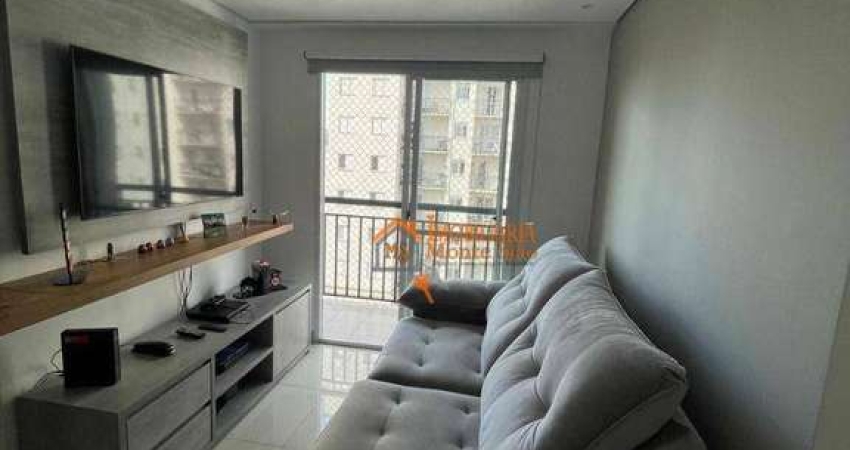 Apartamento com 2 dormitórios à venda, 52 m² por R$ 380.000,00 - Vila Augusta - Guarulhos/SP