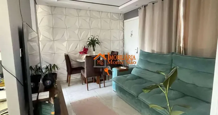 Apartamento com 2 dormitórios à venda, 52 m² por R$ 210.000,00 - Pimentas - Guarulhos/SP