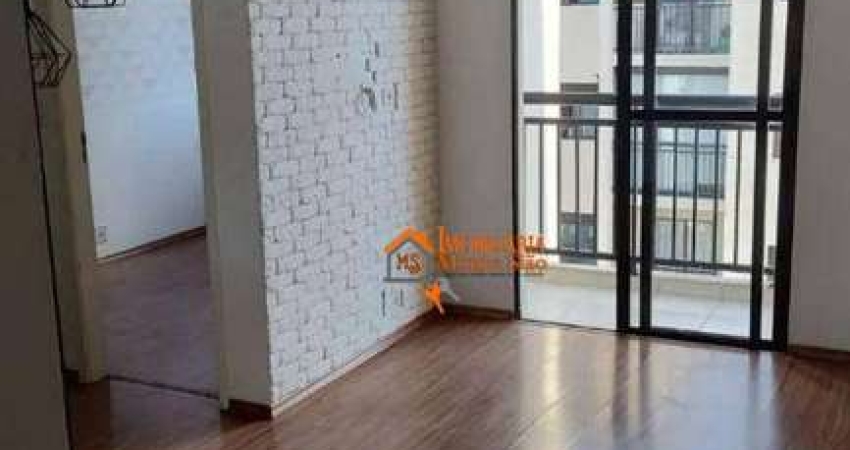 Apartamento com 2 dormitórios à venda, 49 m² por R$ 373.000,00 - Portal dos Gramados - Guarulhos/SP