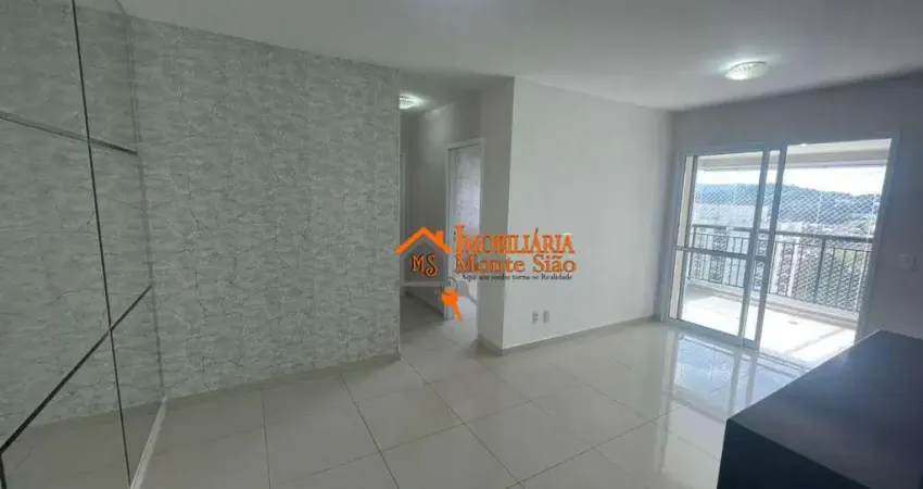 Apartamento com 2 dormitórios, 68 m² - venda por r$ 670.000,00 ou aluguel por r$ 4.436,30/mês - jardim flor da montanha - guarulhos/sp