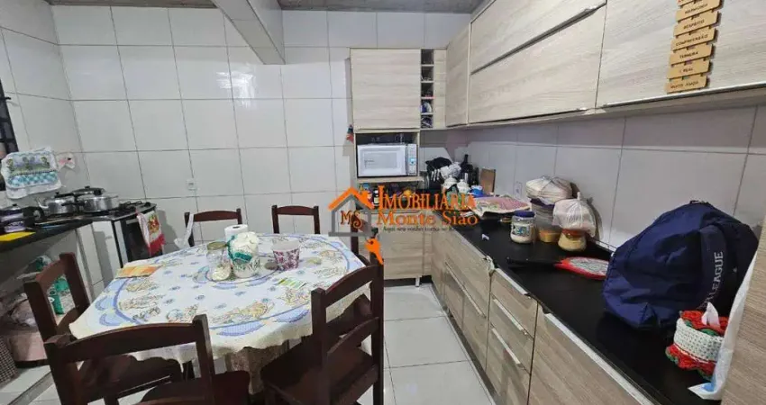 Sobrado com 3 dormitórios à venda por r$ 445.000,00 - parque continental - guarulhos/sp