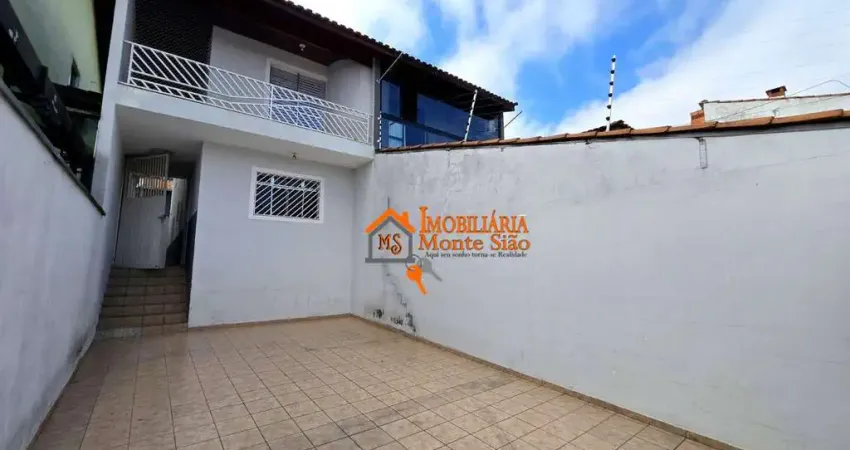 Sobrado com 3 dormitórios à venda por r$ 550.000,00 - vila flórida - guarulhos/sp