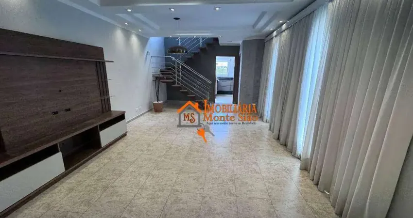 Sobrado com 3 dormitórios à venda, 189 m² por R$ 950.000,00 - Jardim Santa Clara - Guarulhos/SP