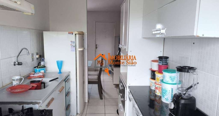 Apartamento com 2 dormitórios à venda, 53 m² por R$ 137.800,00 - Vila Nova Bonsucesso - Guarulhos/SP