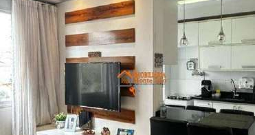 Apartamento com 2 dormitórios à venda, 43 m² por R$ 300.000,00 - Cocaia - Guarulhos/SP