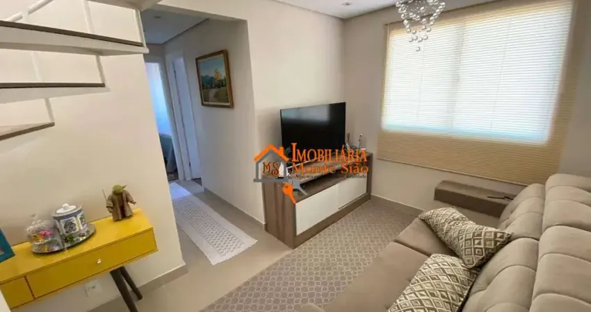 Cobertura com 2 dormitórios à venda, 86 m² por R$ 430.000,00 - Jardim Las Vegas - Guarulhos/SP