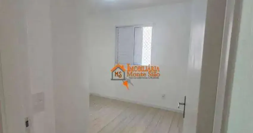 Apartamento a venda com 77m² com 3 quartos, 1 suíte e 2 vagas no Condomínio Parque Residence - Jardim Flor da Montanha - Guarulhos/SP