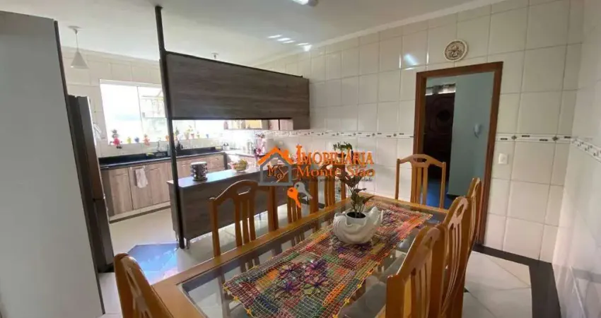 Sobrado a venda com 360m² de terreno, com 4 casas no bairro jardim vila galvão - guarulhos/sp