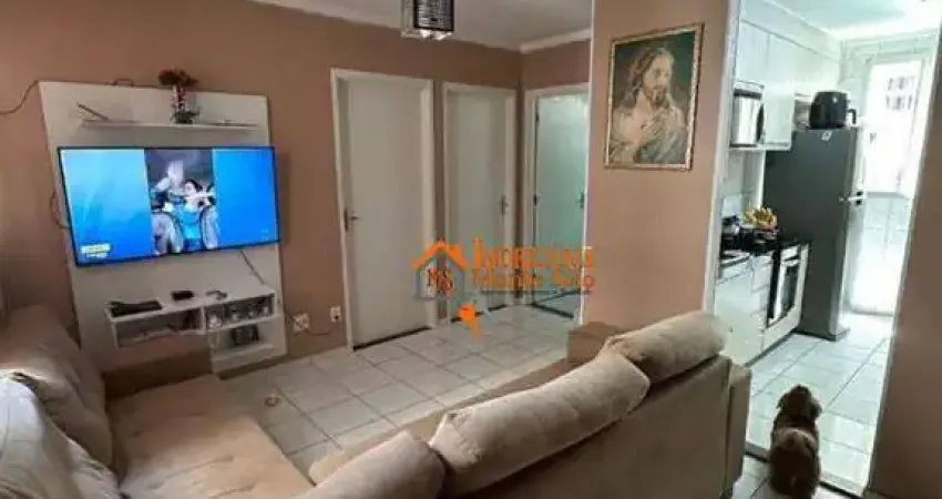 Apartamento com 2 dormitórios à venda, 48 m² por R$ 160.000 - Pimentas - Guarulhos/SP