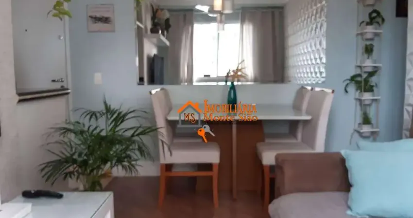 Apartamento com 2 dormitórios à venda, 43 m² por R$ 320.000,00 - Cocaia - Guarulhos/SP