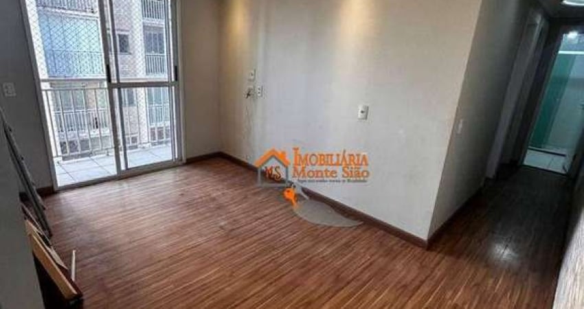Apartamento com 2 dormitórios para alugar, 49 m² por R$ 1.957,18/mês - Jardim Bela Vista - Guarulhos/SP