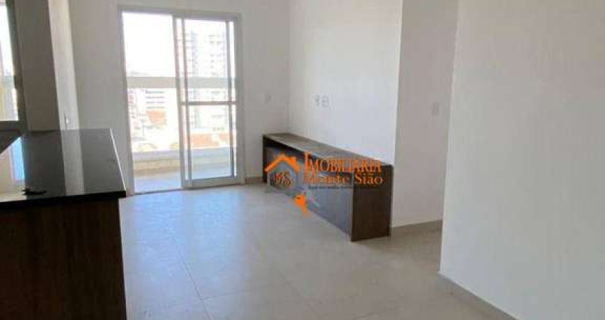 Apartamento à venda com 3 quartos, 1 suíte, rico em planejados e 2 vagas de garagem, Vila Galvão, Guarulhos, SP