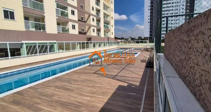Apartamento com 2 dormitórios à venda, 55 m² por r$ 560.000,00 - vila galvão - guarulhos/sp