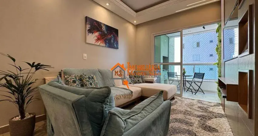 Apartamento com 3 dormitórios à venda, 80 m² por R$ 660.000,00 - Jardim Las Vegas - Guarulhos/SP