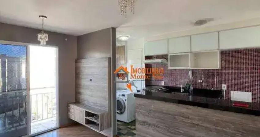 Apartamento com 2 dormitórios à venda, 44 m² por R$ 270.000,00 - Jardim Guilhermino - Guarulhos/SP